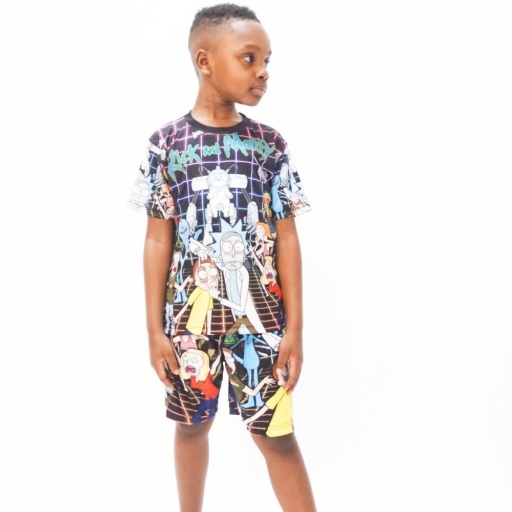 Rick and Morty Shorts Set